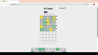 Fibble #19 (3/7/2025)