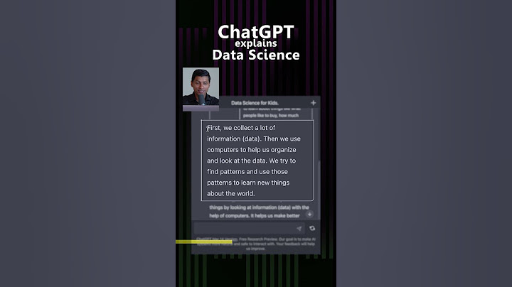 ChatGPT explains Data Science