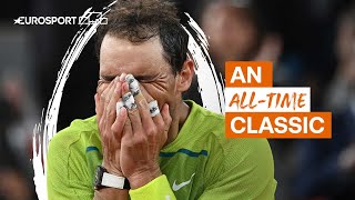 Rafael Nadal beats Novak Djokovic in battle of the GOATS | Eurosport Tennis