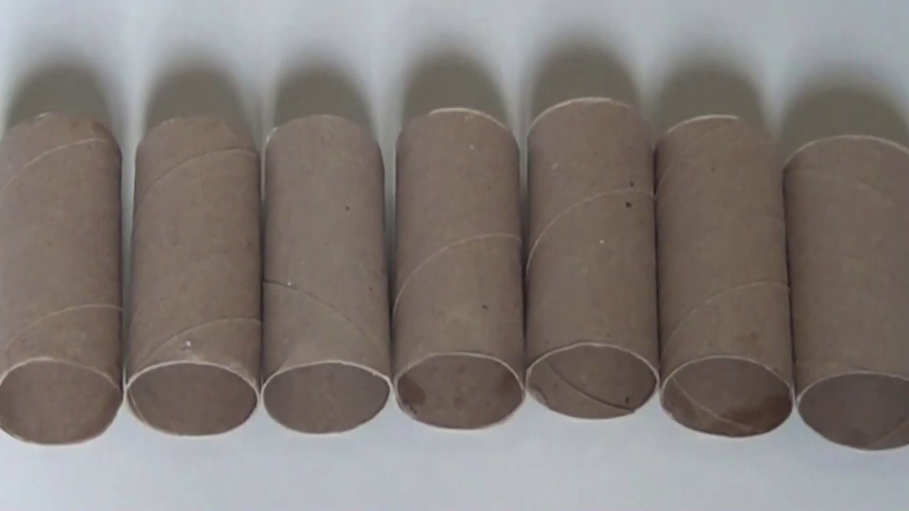 Artesanato com rolinhos de papel Higiênico