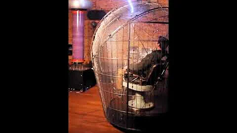 Faraday Cage @ Spark Museum of Electrical Invention