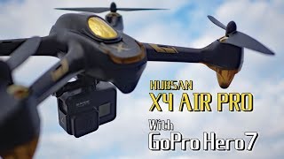 GoPro HERO7をドローンに乗せて空中ハイパースムーズ！HUBSAN X4 AIR PRO開封&フライト。