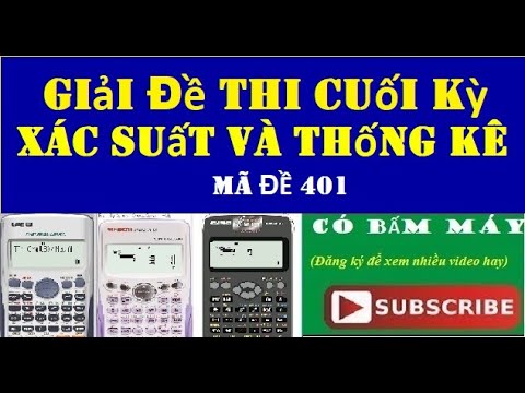 Video Giải full đề thi Trắc nghiệm | Xác suất thống kê Mã đề... - youtube