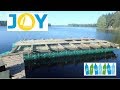 Катамаран из пластиковых бутылок – Понтон на воде / Catamaran of plastic bottles – Pontoon