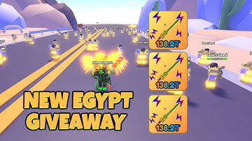 *NEW* EGYPT GIVEAWAY In Sword Simulator (200T SWORDS!)