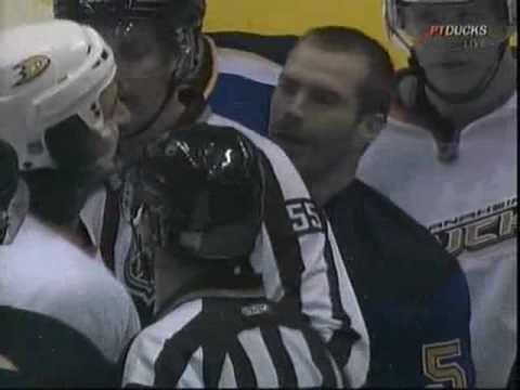 Ducks vs Blues brawls (October 11th, 2010)