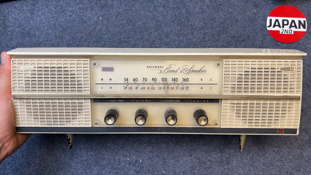 National GX-430 Vintage Tube Radio | ナショナル 真空管ラジオ | Đài