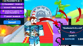 THE SHATTER UPDATE IS HERE IN NUKE SIMULATOR!!! NEW QUESTS, MORE NUKES & FRAGMENT TEMPLE???