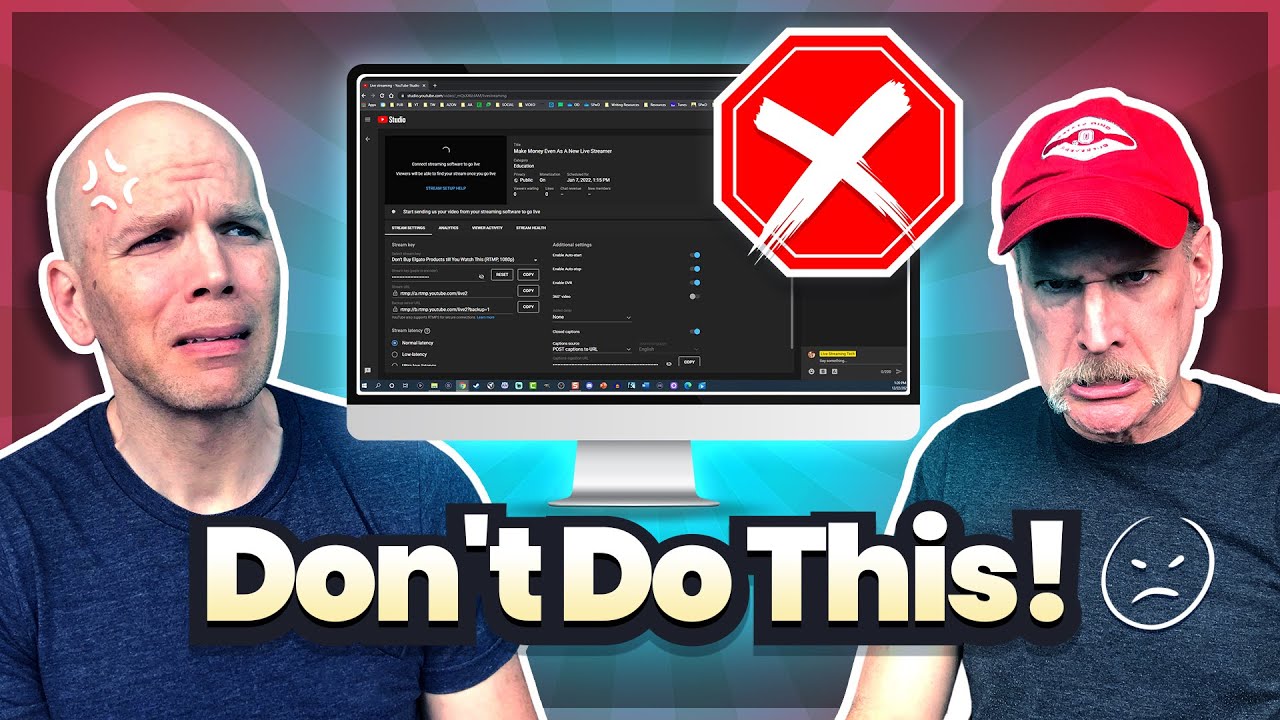 What You Shouldn't Do on a Live Stream... Or Else