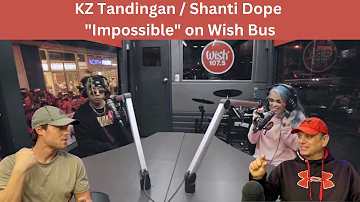 Two ROCK Fans REACT to KZ Tandingan Shanti Dope "Impossible" on Wish Bus