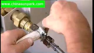 closed loop solar water heating system how to fill glycol