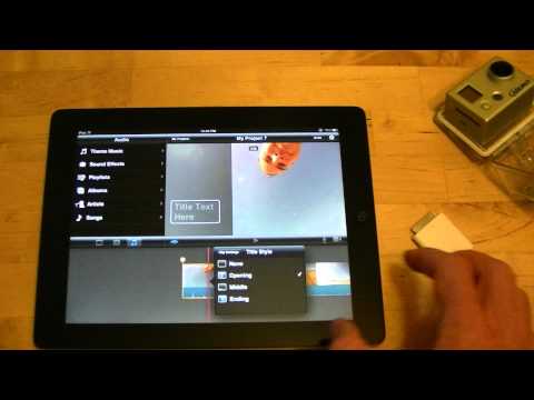 How To Edit GoPro Hero HD Video On An iPad 2