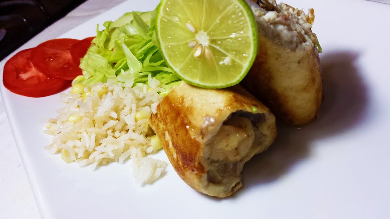 Cocinar Filete de Pescado relleno de Camarones (Fácil y Rico) - YouTube