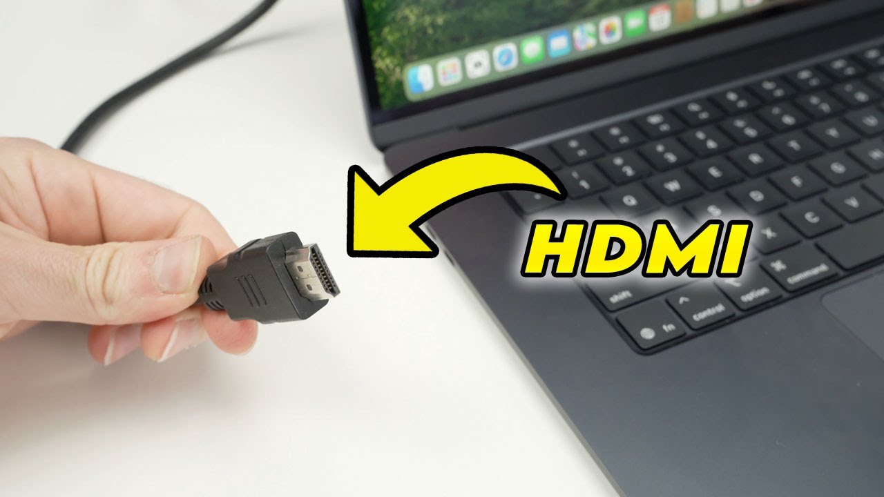 How to Connect an HDMI Cable to a M4 MacBook Air