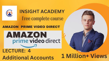 How to create a Additional Accounts on Amazon prime video direct | For beginners | 2023 | Lecture 4