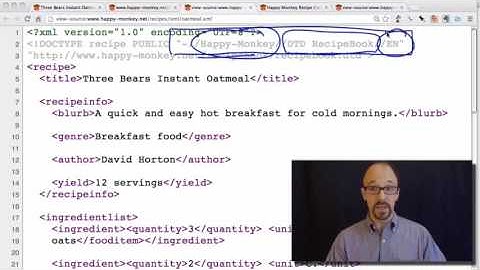 Metadata MOOC 3-4: Document Type Definition (DTD), Part 1