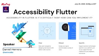 Accessibility in Flutter, How can you implement it?