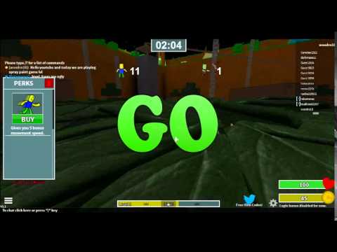 roblox playing spray paint - YouTube