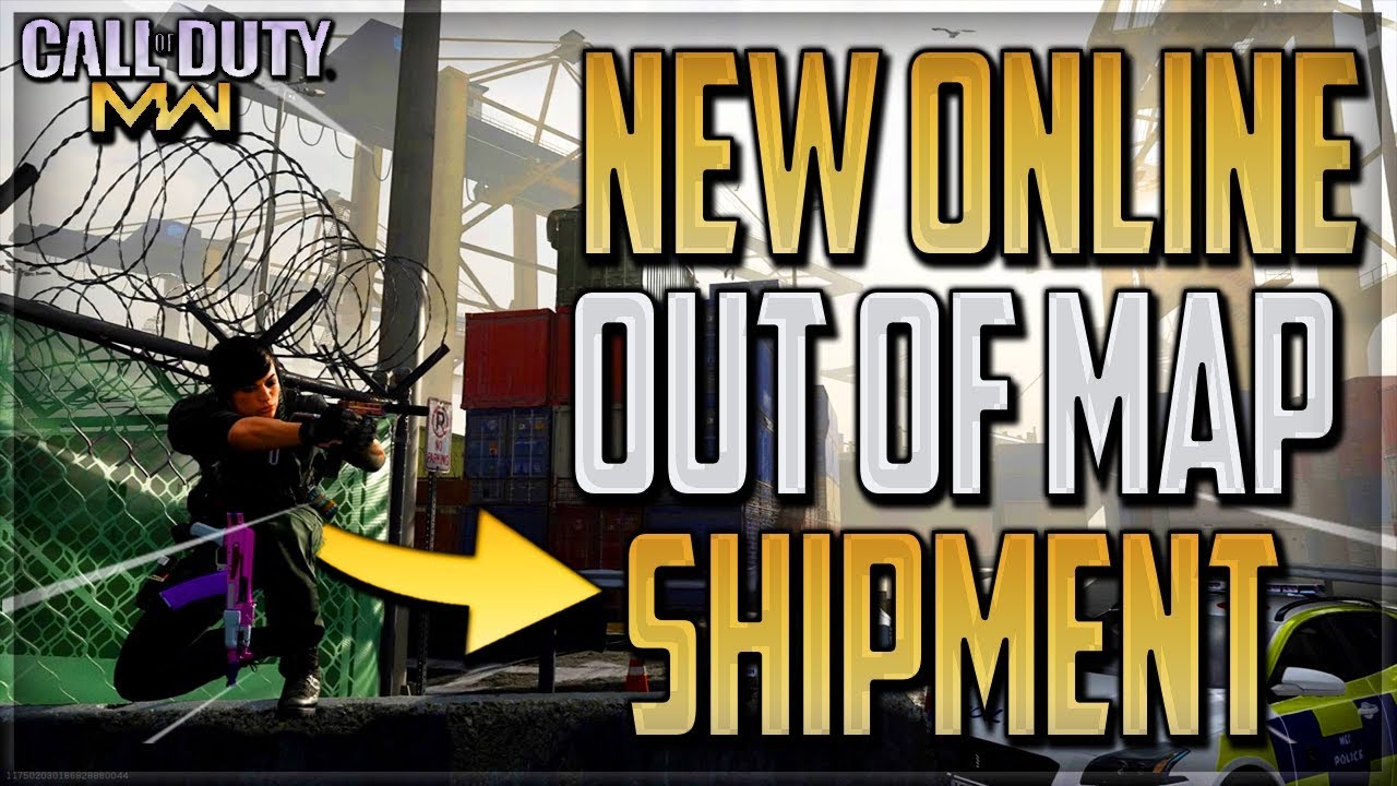 COD MW - BRAND *NEW* INSANE WALLBREACH OUT OF MAP GLITCH ON "SHIPMENT" ONLINE !