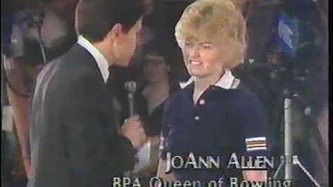 King of TV Bowling Interview with JoAnn Allen Quee...
