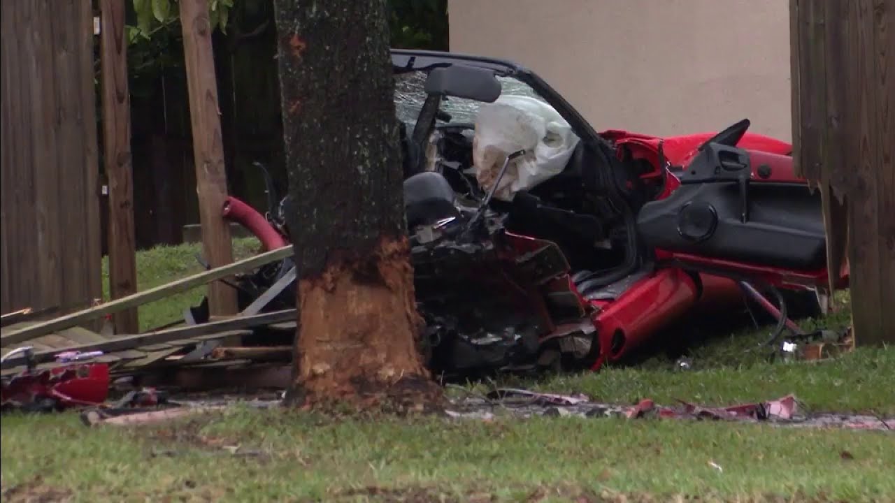 Family members mourn death of young girl killed in violent crash - YouTube