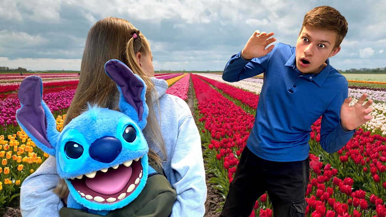 Emma HID Stitch in her backpack Episode 1