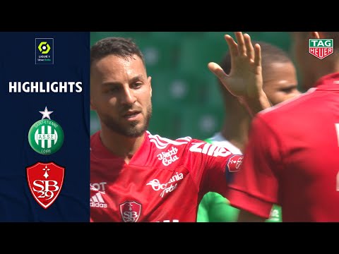 AS SAINT-ÉTIENNE - STADE BRESTOIS 29 (1 - 2) - Highlights - (ASSE - SB29) / 2020-2021