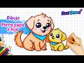 Cómo dibujar PERRO Y CACHORRO | Dibujos paso a paso