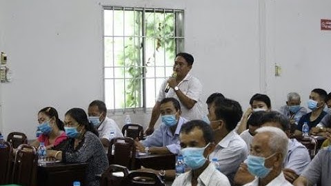 Ứng cử viên đại biểu HĐND tiếp xúc cử tri Thị trấn Long Hồ