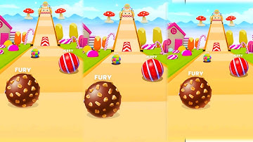 Candy 🍭🍬 Ball Run Rolling Game - Android 😍 iOS Gameplay Walkthrough Part 1