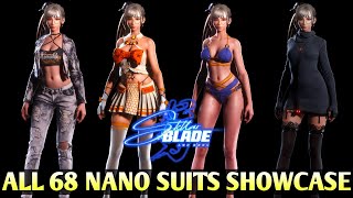 68 Nano Suits STELLAR BLADE All Outfits Showcase | Stellar Blade NG+ Outfits| Stellar Blade Costumes