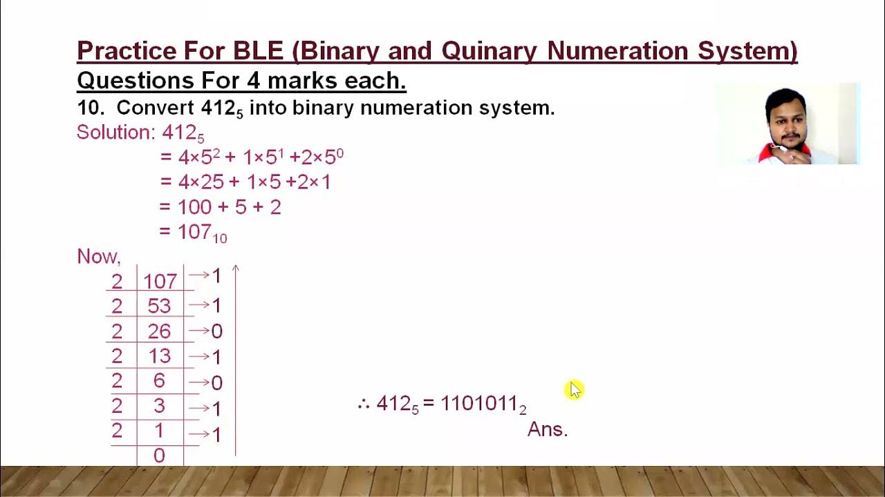 Binary and quinary numeration system, Day 2, Grade 8 , Mathematics ...