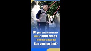 81yearold Grandmother Skips 1000 Times Without Stopping