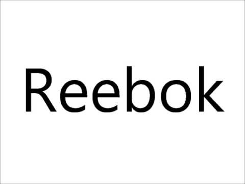 How to Pronounce Reebok - YouTube