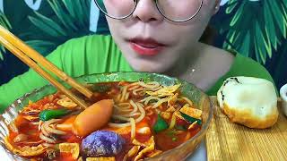 Spicy Noodle Mukbang ️ | Crazy Reactions!