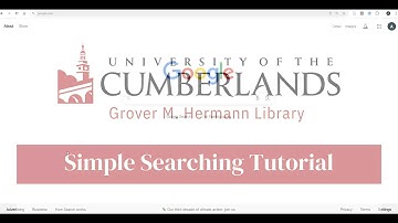 Simple Searching Tutorial