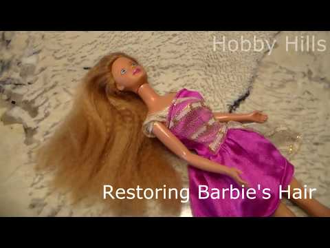 restoring barbie hair