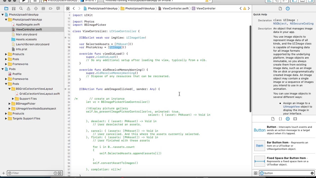 Multiple Images selection from picture gallery in iOS App using Swift 3 ...