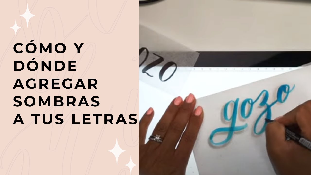 Episodio 49: Cómo y dónde agregar sombras a tus letras - YouTube