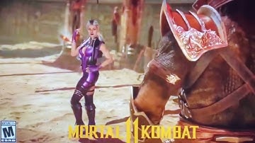 Sindel’s New Dialogue VS ShaoKahn in MK11
