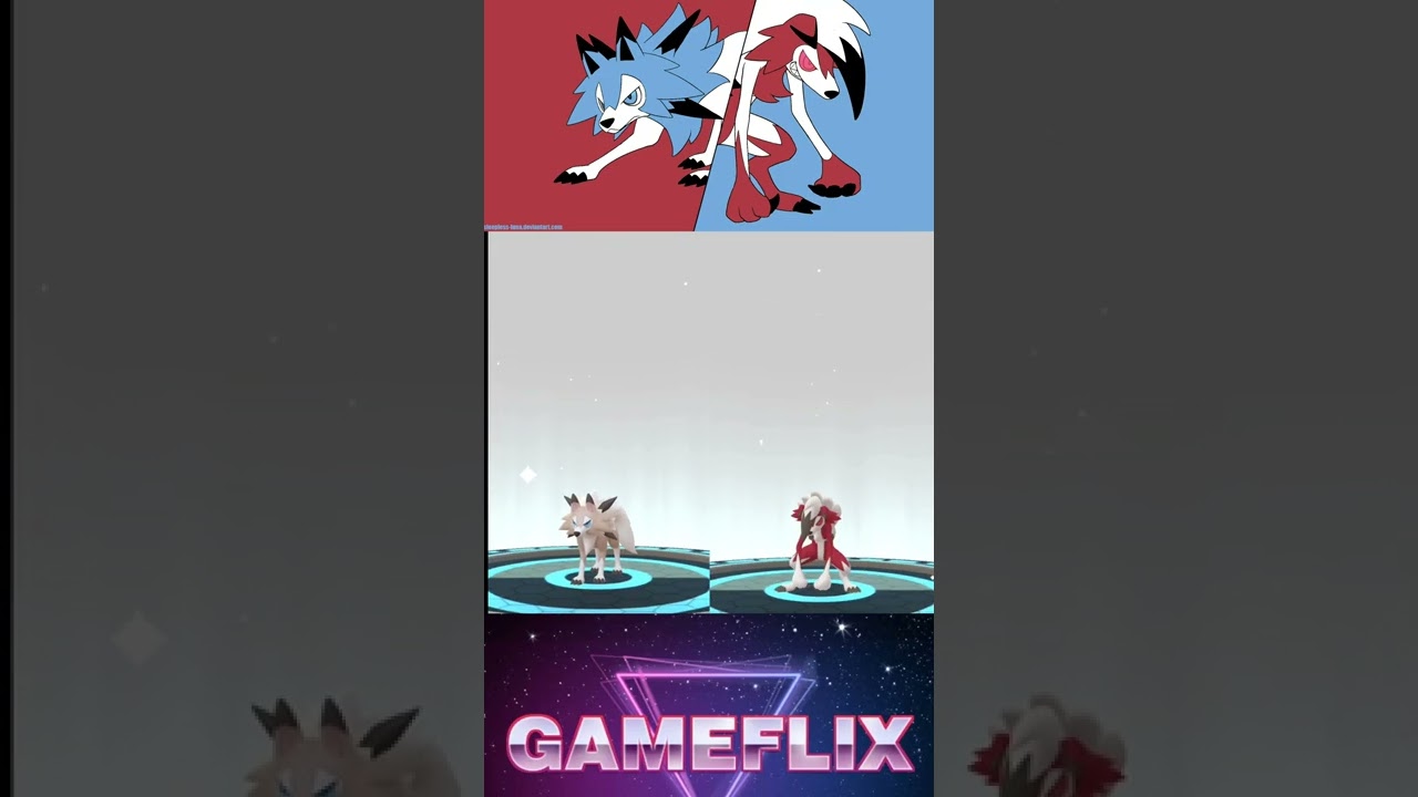 I evolved Rockruff at day and night 