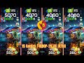 RTX 5070 VS RTX 4070 VS RTX 4060 TI VS RTX 4060 I 15 GAMES TESTED!