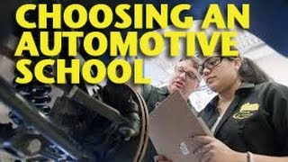 Choosing an Automotive School -ETCG1