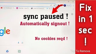 how to fix chrome sync paused google account automatically sign out permanent solution