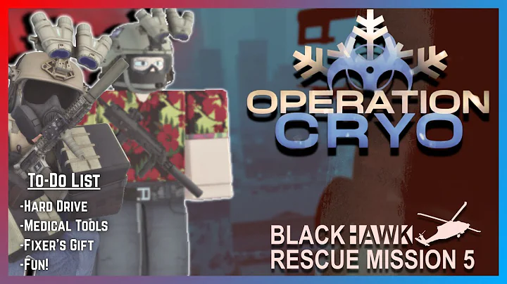 Completing The Missions in OPERATION CRYO 🔥 | Blackhawk Rescue Mission 5 ROBLOX