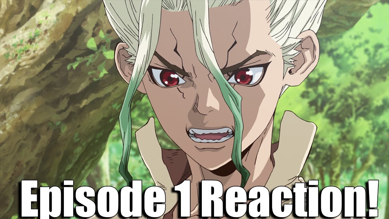 Dr Stone Episode 1 REACTION! - A New World Shrouded In Mystery