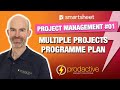 Smartsheet demo for creating a programme plan from multiple projects