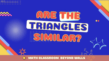 Are the Triangles Similar? | Geometry | Similar Figures | Math Problem