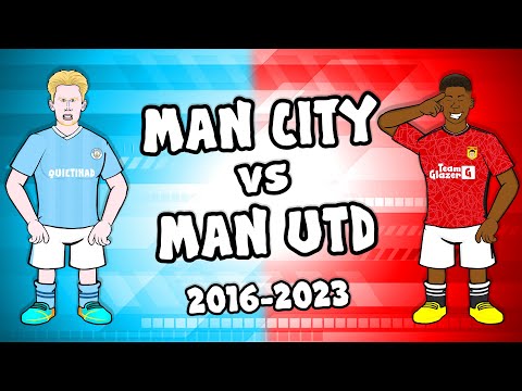 Man City Vs Man Utd 2016-2023 Manchester Derby Goals Highlights