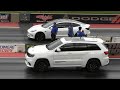 Tesla Vs Jeep Trackhawk Drag Racing 